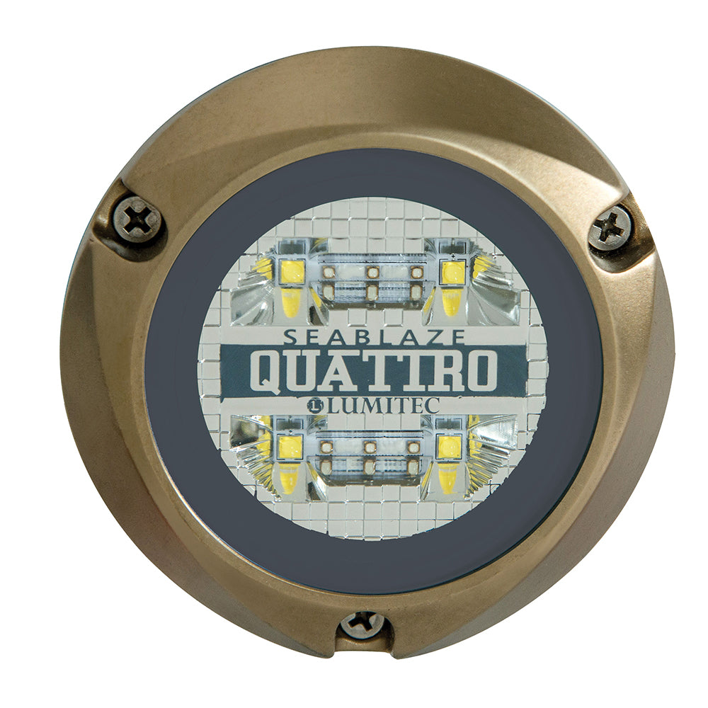 Lumitec SeaBlaze Quattro LED Underwater Light Dual Color WhiteBlue 101511