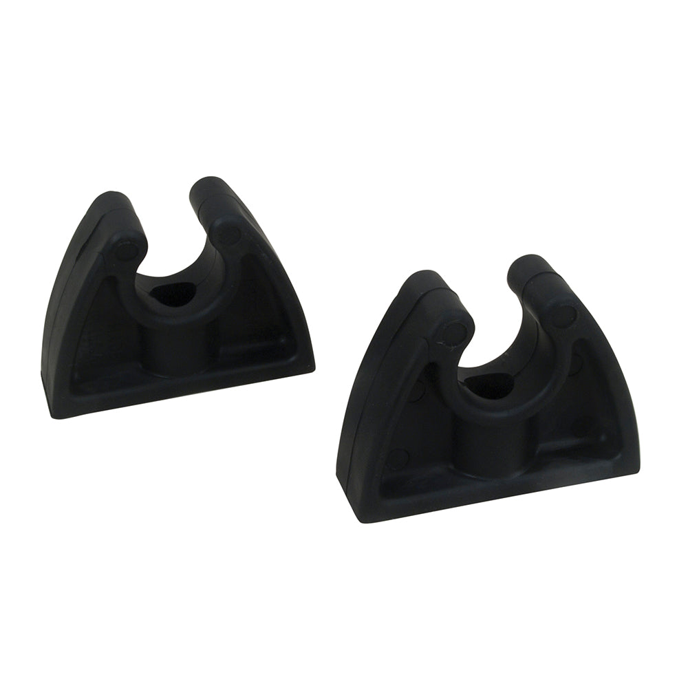 Perko Pole Storage Clips Black Pair 0477DP0BLK