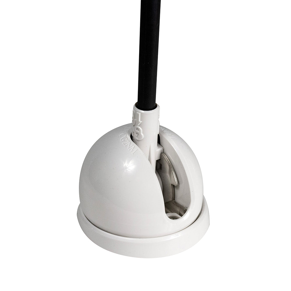Lumitec Contour Anchor Light 12 Black Shaft White Base 101585