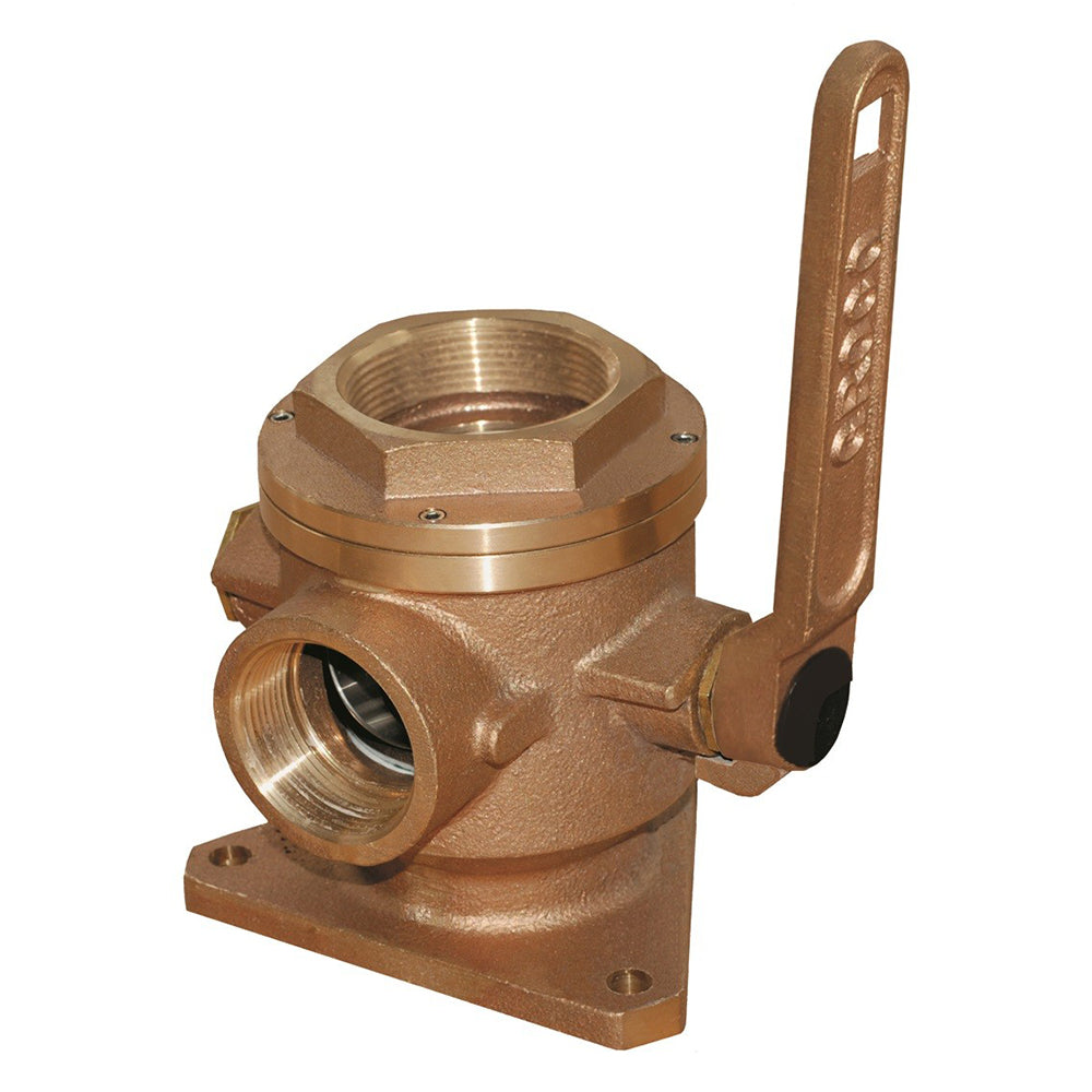 GROCO 212 Safety Seacock w2 Side Port SBV2500P