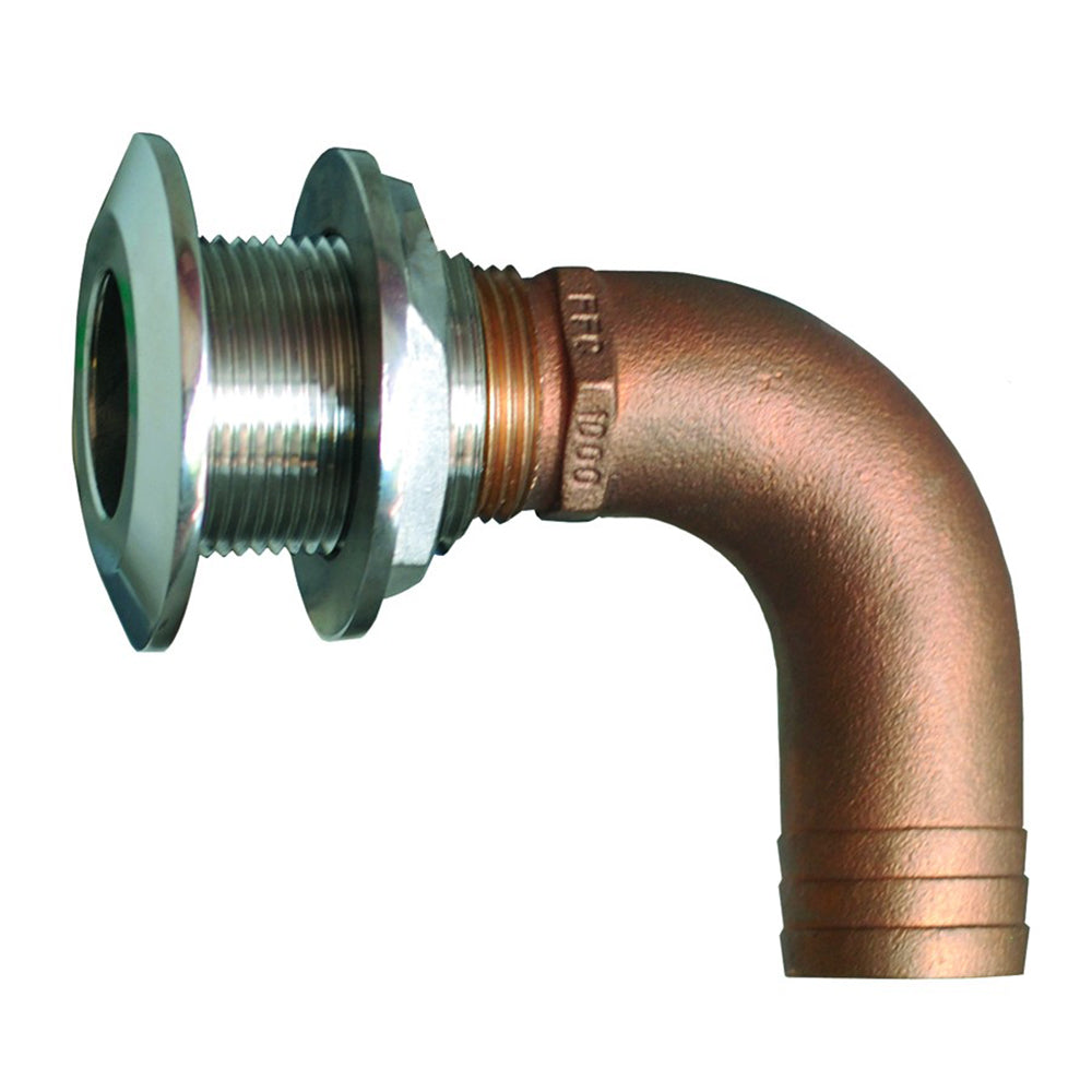 GROCO 114 90 Degree Hose ThruHull Fitting HTHC1250S