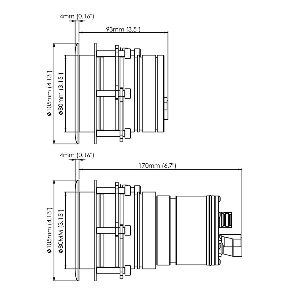 OceanLED Explore E6 XFM Underwater Light Ultra WhiteMidnight Blue E6009BW