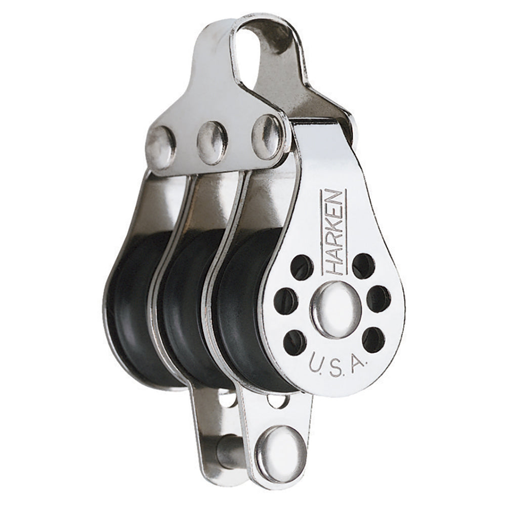 Harken 22mm Triple Micro Block wBecket Fishing 229F