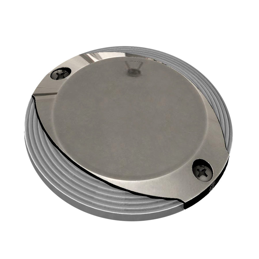 Lumitec Scallop Pathway Light Warm White Stainless Steel Housing 101629