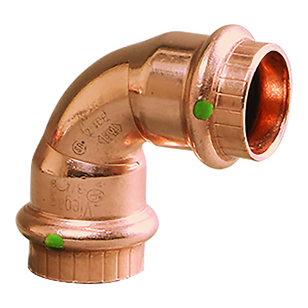Viega ProPress 12 90 Copper Elbow Double Press Connection Smart Connect Technology 77317