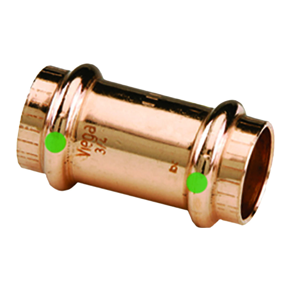 Viega ProPress 12 Copper Coupling wStop Double Press Connection Smart Connect Technology 78047