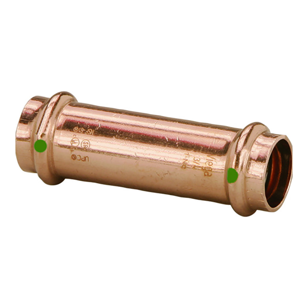 Viega ProPress 34 Extended Coupling wo Stop Double Press Connection Smart Connect Technology 79010