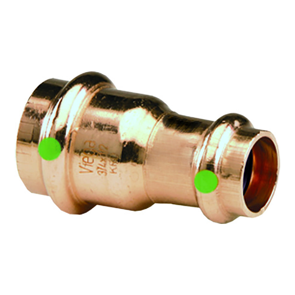 Viega ProPress 2 x 112 Copper Reducer Double Press Connection Smart Connect Technology 78167