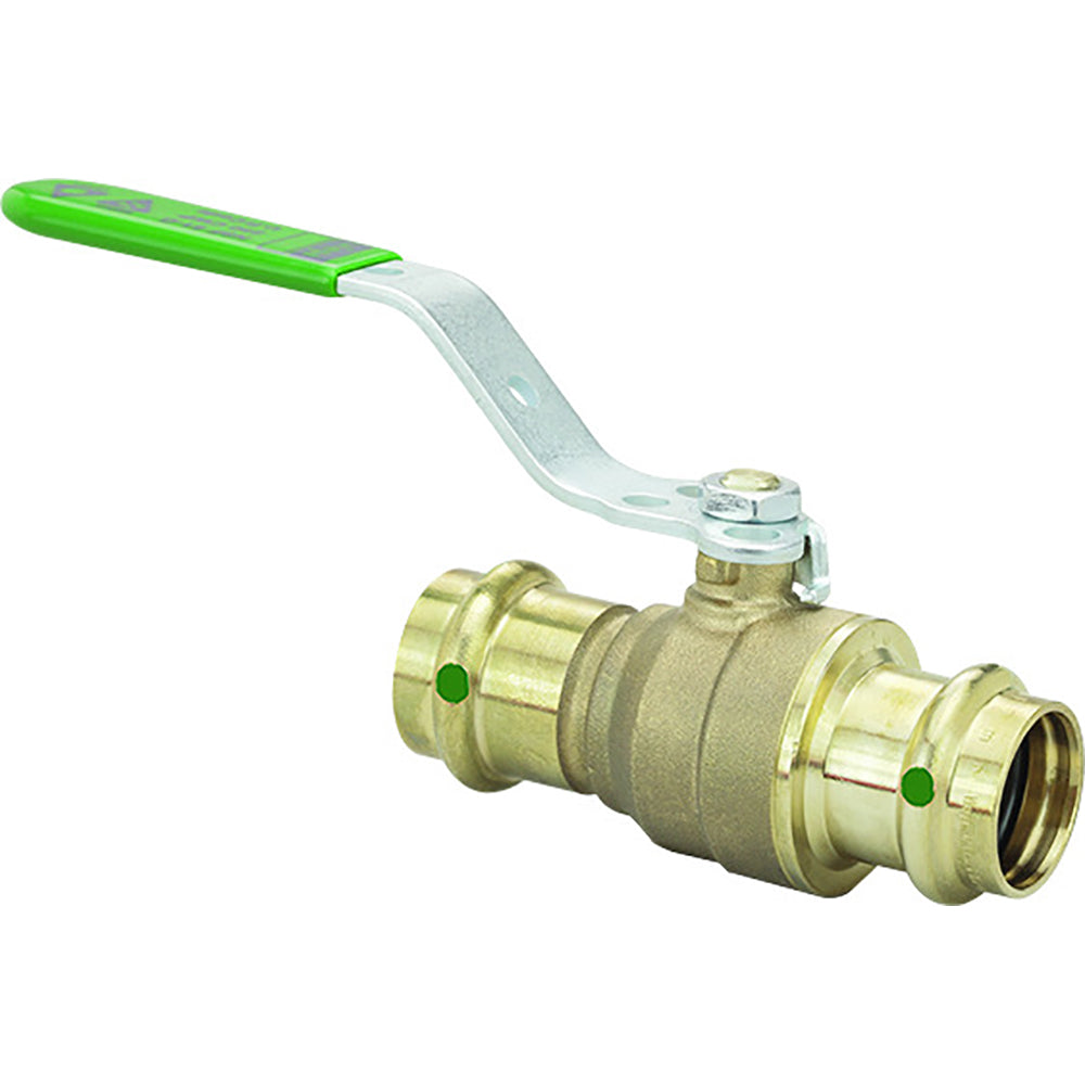 Viega ProPress 1 Zero Lead Bronze Ball Valve wStainless Stem Double Press Connection Smart Connect Technology 79933