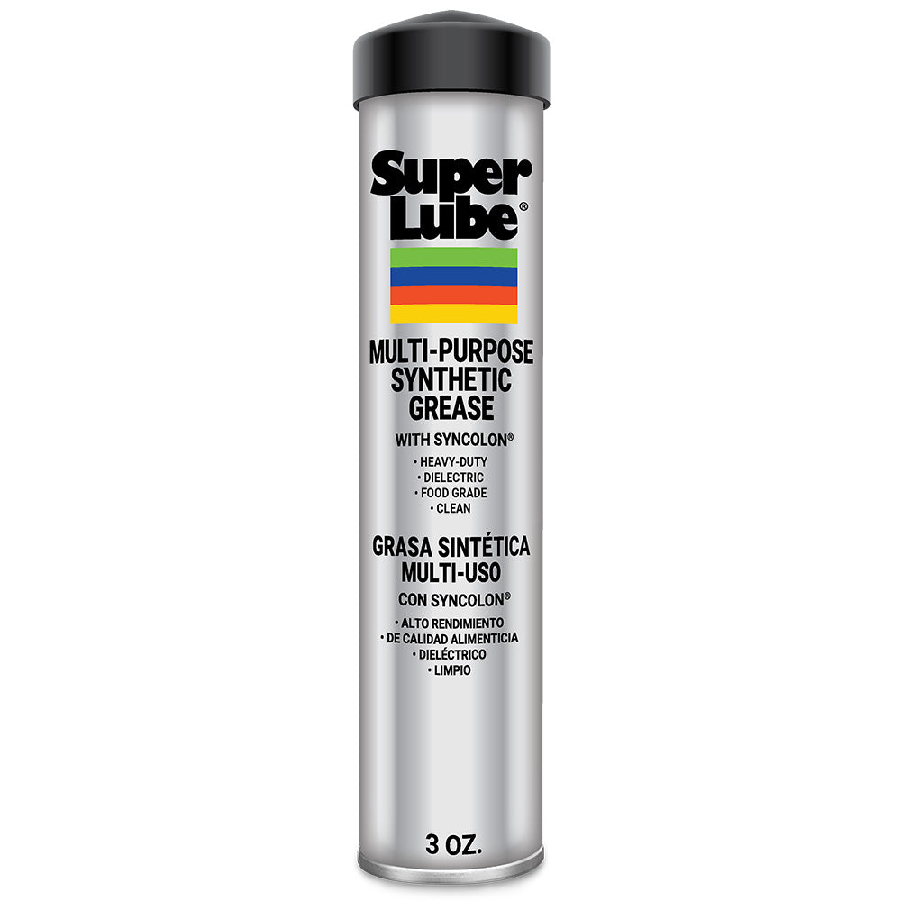 Super Lube MultiPurpose Synthetic Grease wSyncolon 3oz Cartridge 21036