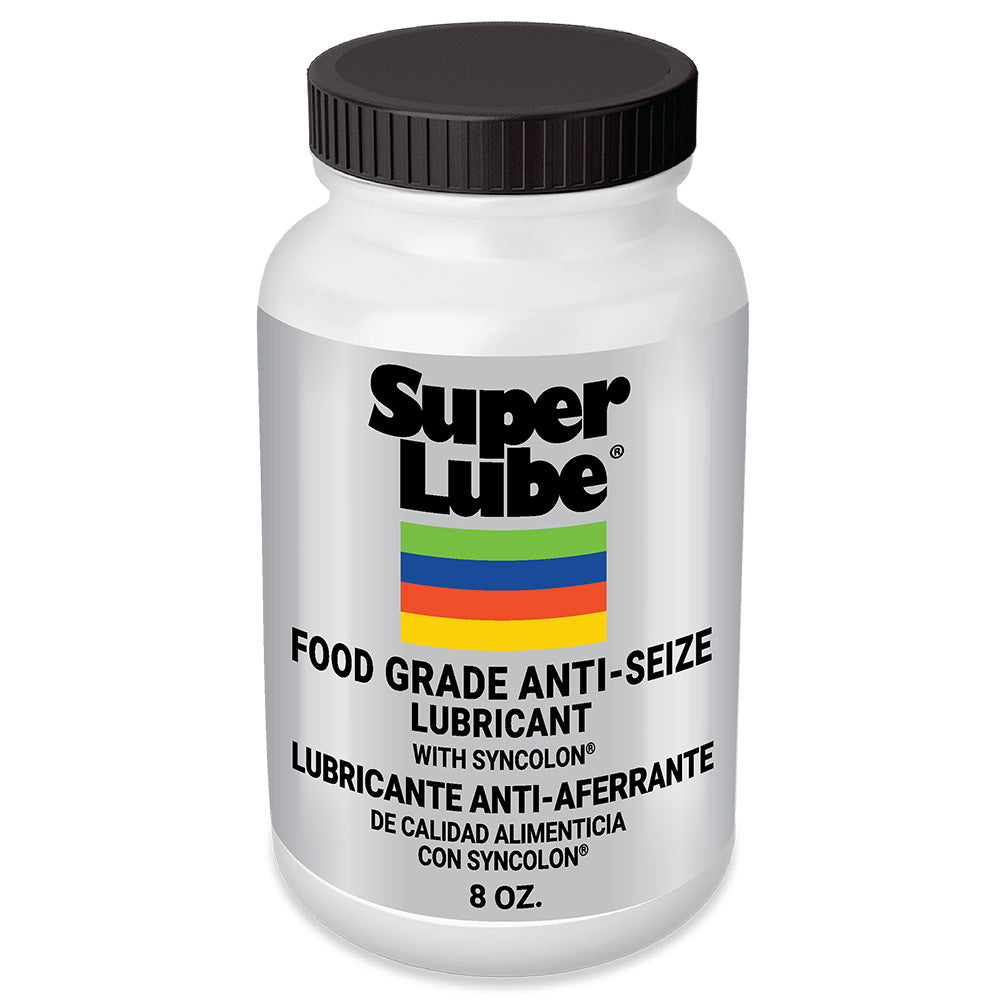 Super Lube Food Grade AntiSeize wSyncolon 8oz Brush Bottle 48008