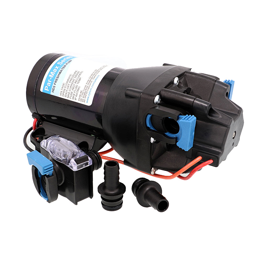 Jabsco ParMax HD3 Heavy Duty Water Pressure Pump 12V 3 GPM 40 PSI Q301J115S3A