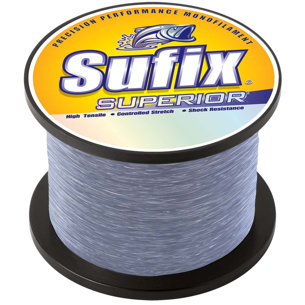 Sufix Superior Smoke Blue Monofilament 30lb 450 yds 634130