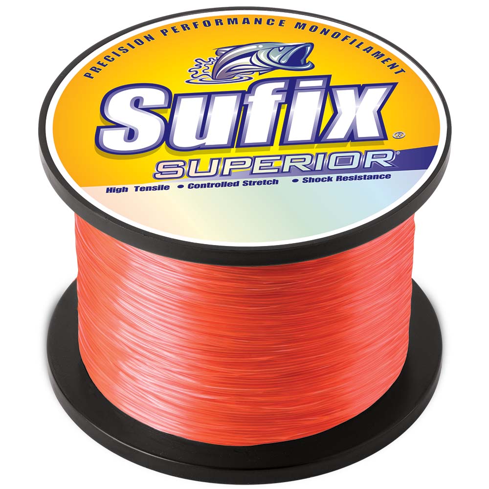 Sufix Superior Neon Fire Monofilament 12lb 1100 yds 636112