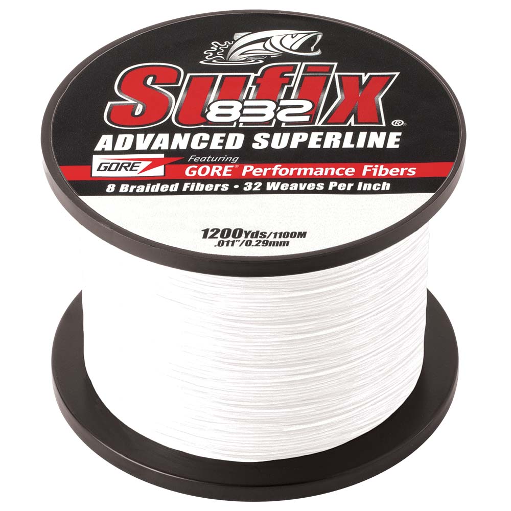 Sufix 832 Advanced Superline Braid 30lb Ghost 1200 yds 660330GH