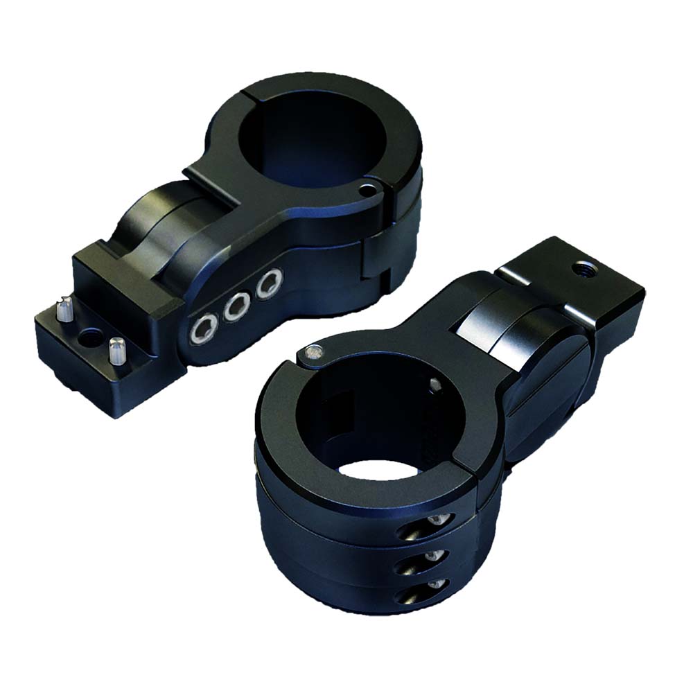 PTM Watersports Board Rack Mounts 238 Pipe Clamp Black P131982380TEBBK