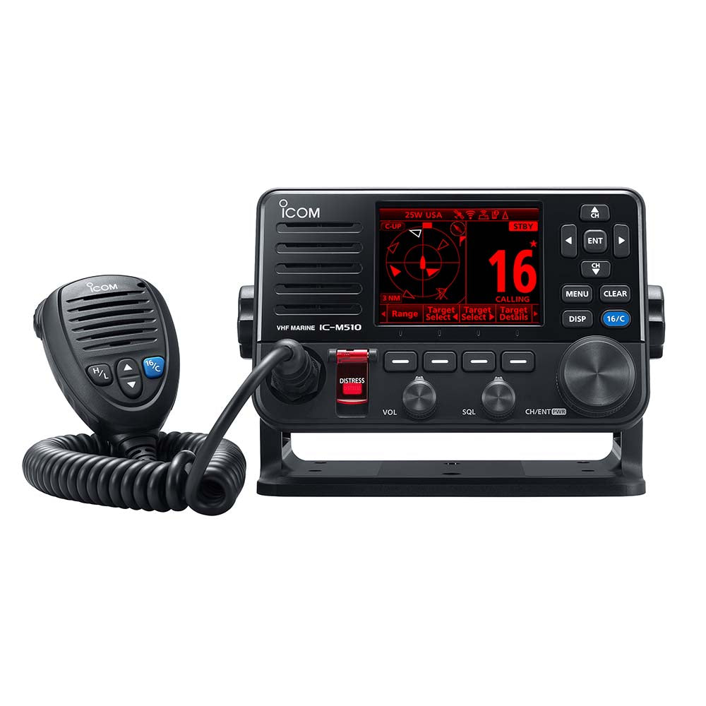 Icom ICM510 PLUS VHF Marine Radio wAIS M510 PLUS 21 USA
