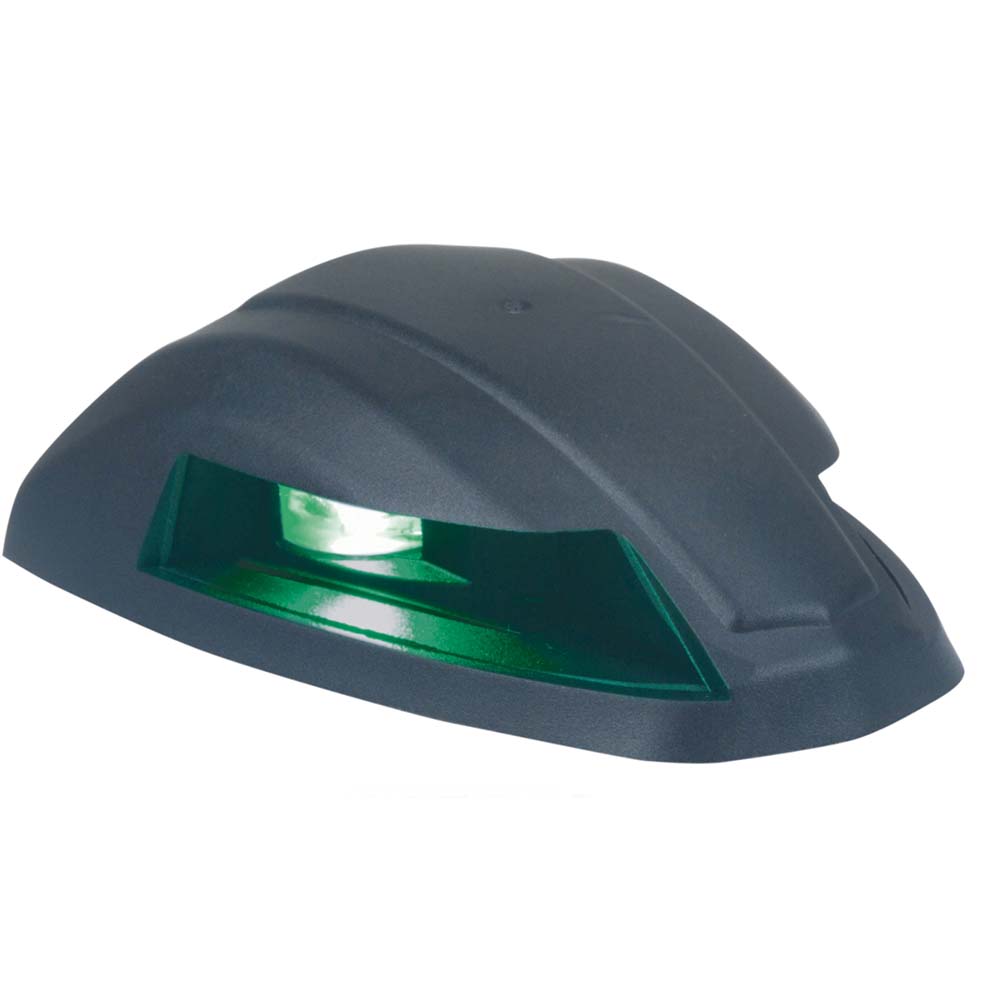 Perko 12V LED BiColor Navigation Light Black Rounded 0655002BLK