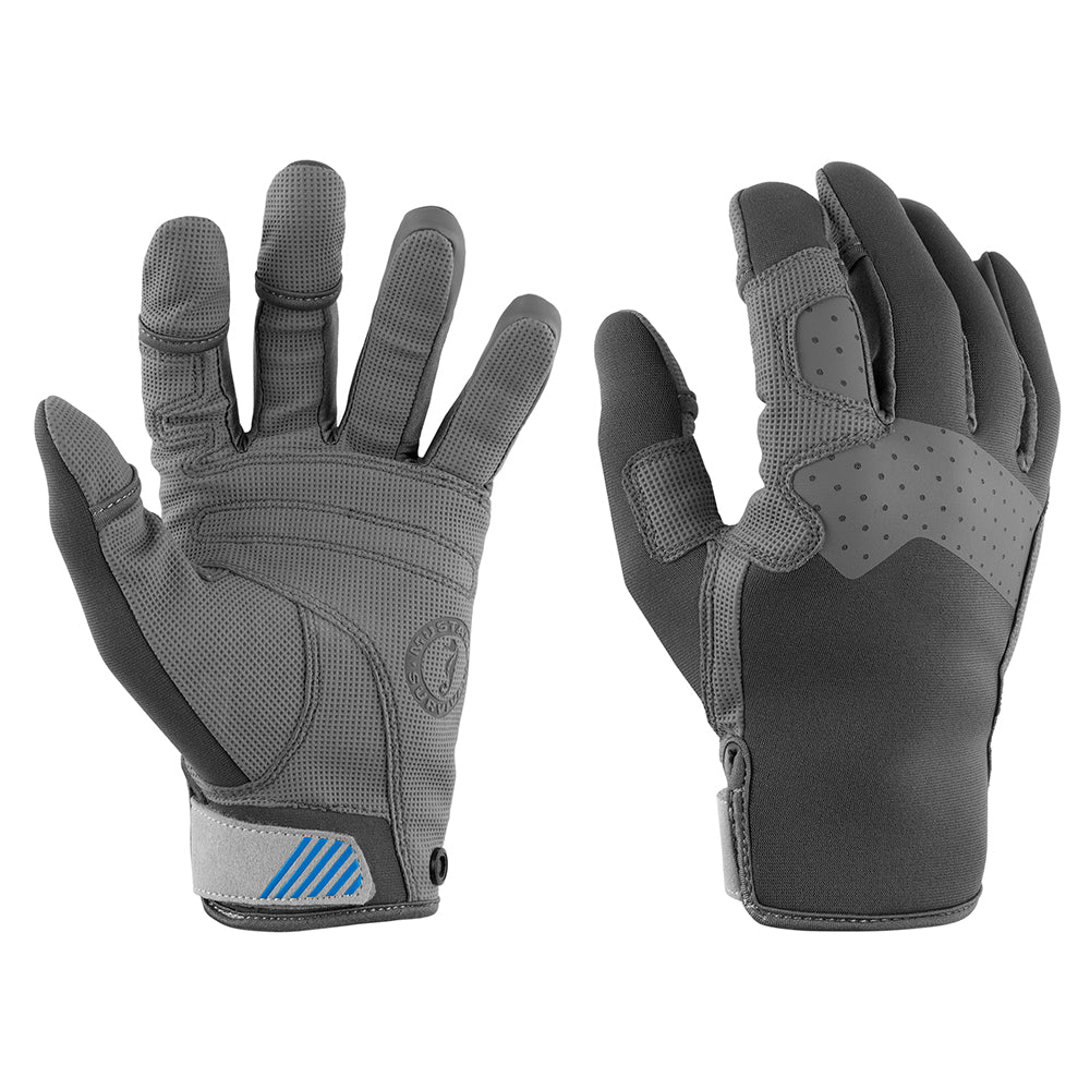 Mustang Traction Closed Finger Gloves GreyBlue Small MA600302269S267