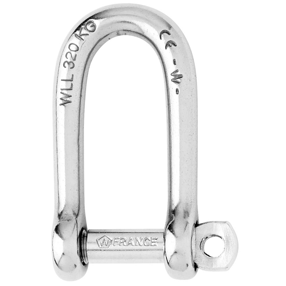Wichard SelfLocking Long D Shackle Diameter 6mm 14 1213W