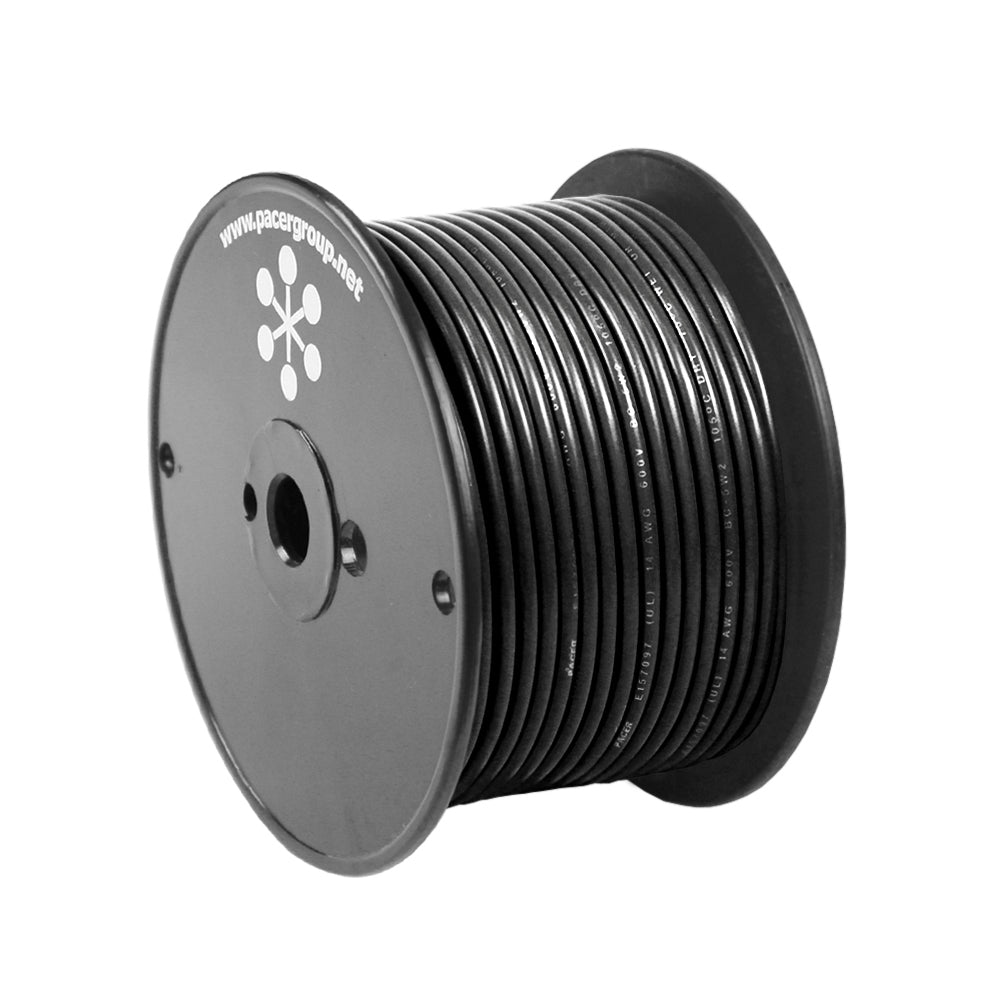 Pacer Black 8 AWG Primary Wire 100 WUL8BK100