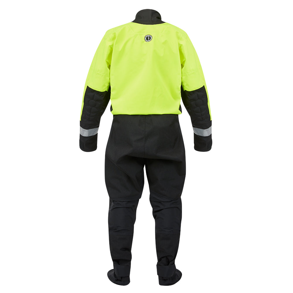 Mustang MSD576 Water Rescue Dry Suit Fluorescent Yellow GreenBlack Medium MSD57602251M101