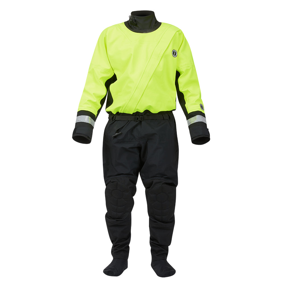 Mustang MSD576 Water Rescue Dry Suit Fluorescent Yellow GreenBlack Medium MSD57602251M101