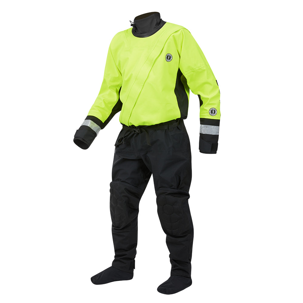 Mustang MSD576 Water Rescue Dry Suit Fluorescent Yellow GreenBlack XXL MSD57602251XXL101