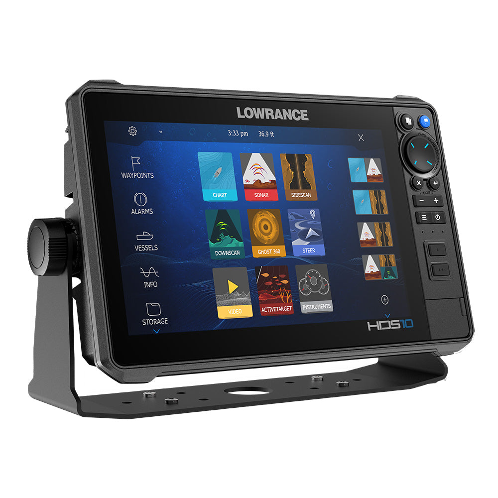 Lowrance HDS PRO 10 w Preloaded CMAP DISCOVER OnBoard Active Imaging HD Transducer 00015984001
