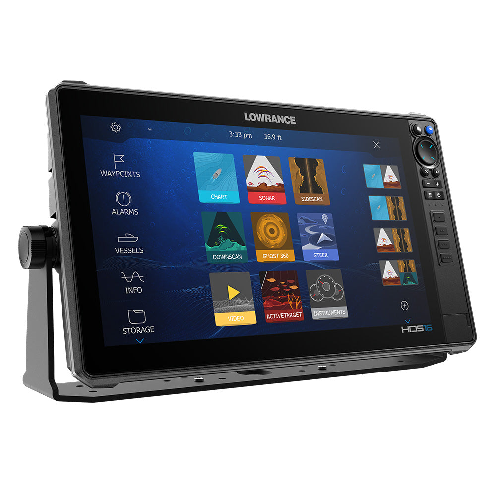 Lowrance HDS PRO 16 w Preloaded CMAP DISCOVER OnBoard Active Imaging HD Transducer 00015990001