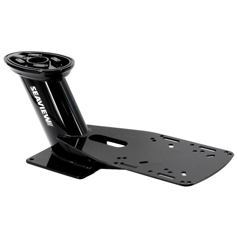 Seaview 1325 PreDrilled Dual Mount fMost Closed Dome Radars Black Top Plate Required PMADM1M2BLK