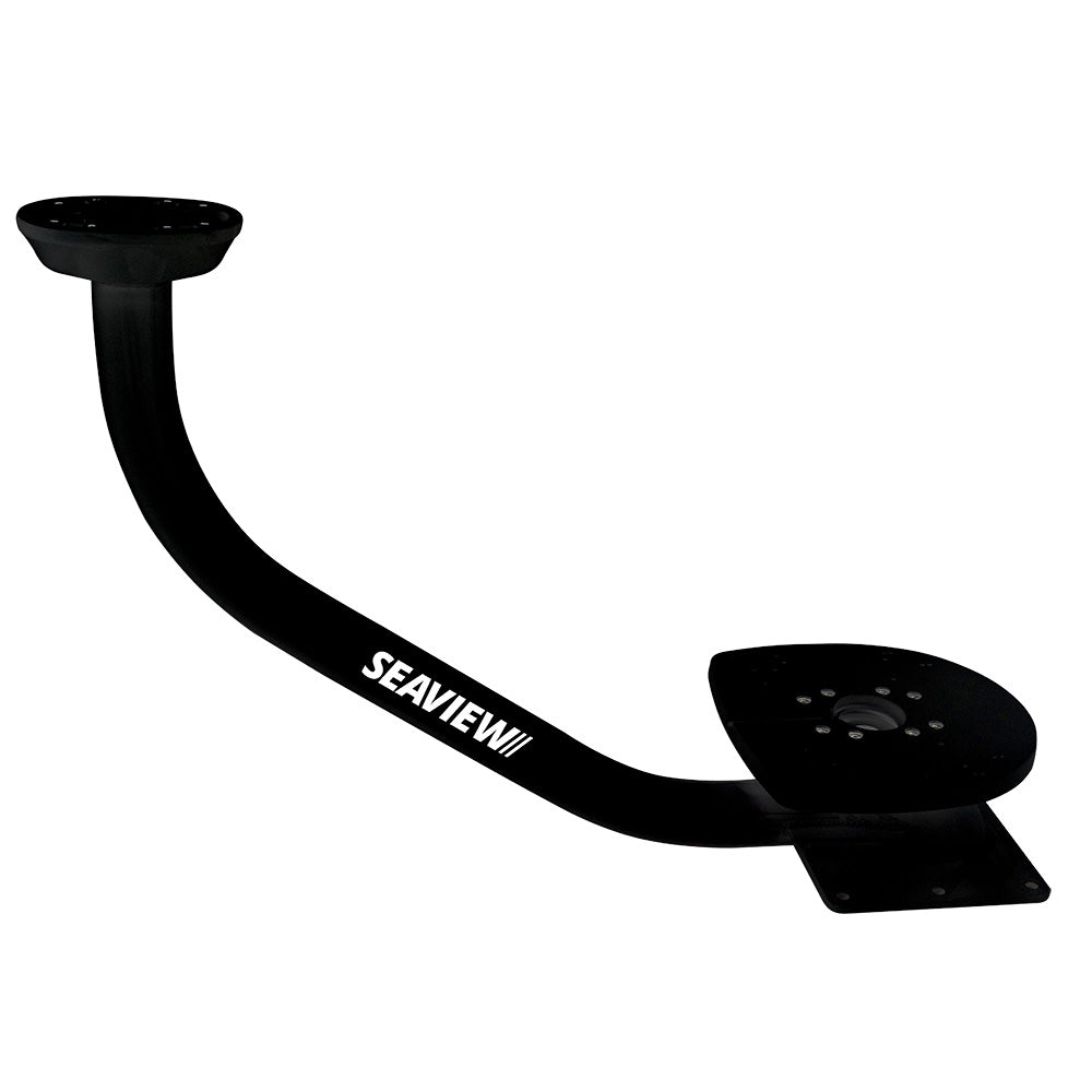 Seaview 28 PreDrilled Dual Mount fOpen Array Radars Up to 45 Black Top Plate Required PMADM3M1BLK