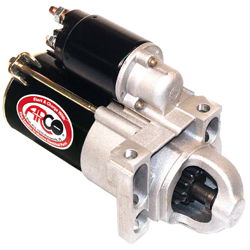 ARCO Marine Top Mount Inboard Starter wGear Reduction Counter Clockwise Rotation 30462