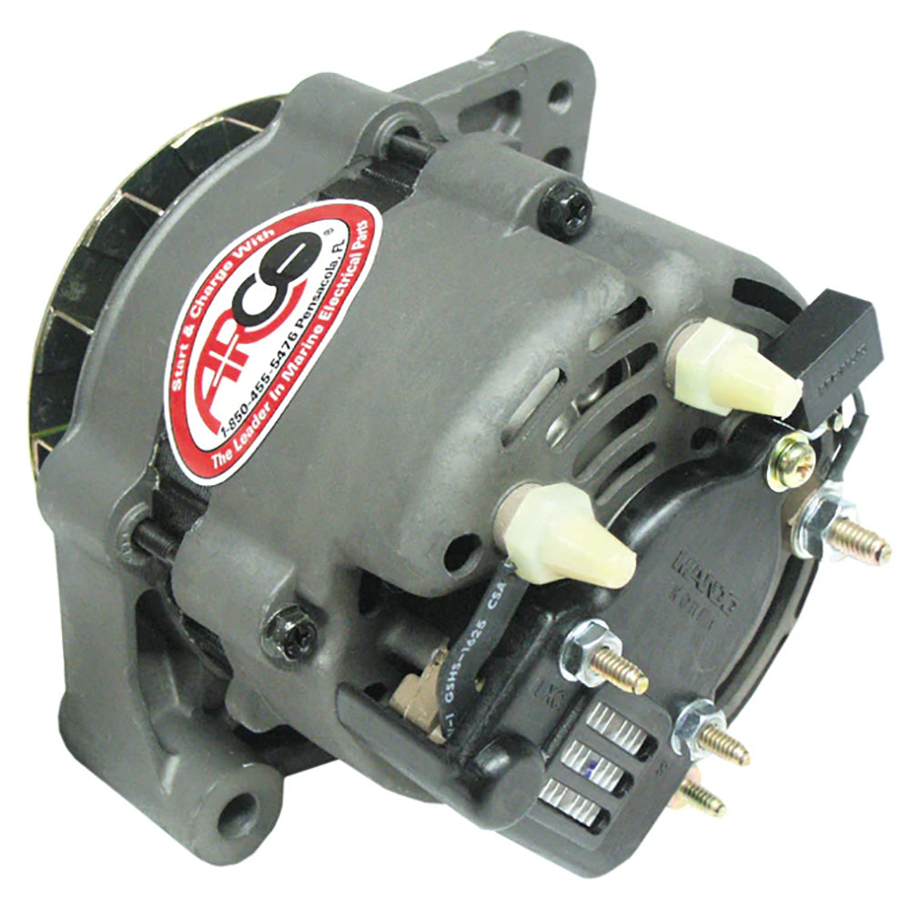 ARCO Marine Premium Replacement Inboard Alternator wSingle Groove Pulley 12V 55A 60125