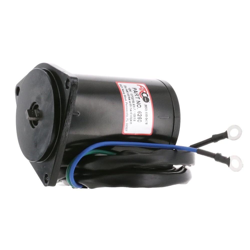ARCO Marine Replacement Outboard Tilt Trim Motor Yamaha 2Wire 3 Bolt Flat Blade Shaft 6260