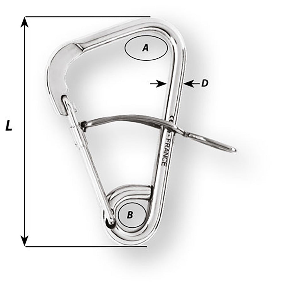 Wichard Automatic Mooring Hook 170mm Length 61116 2329W