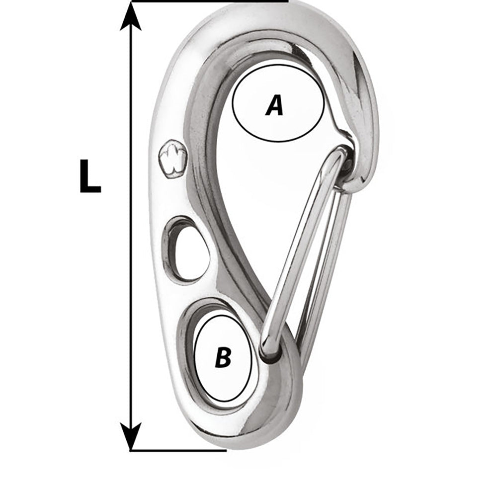 Wichard HR Safety Snap Hook 100mm Length 31516 2382W