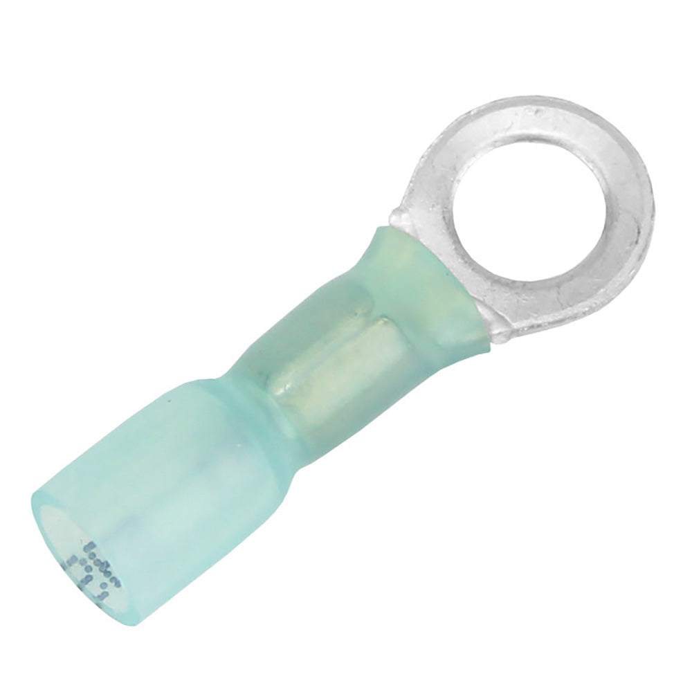 Pacer 1614 AWG Heat Shrink Ring Terminal 14 Stud Size 100 Pack TE1414R100