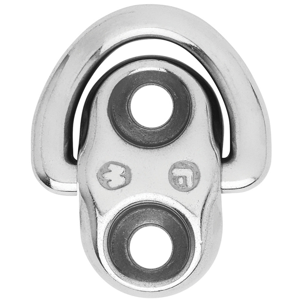 Wichard Folding Pad Eye 6mm Diameter 1564 2 Fixed Holes 6684W