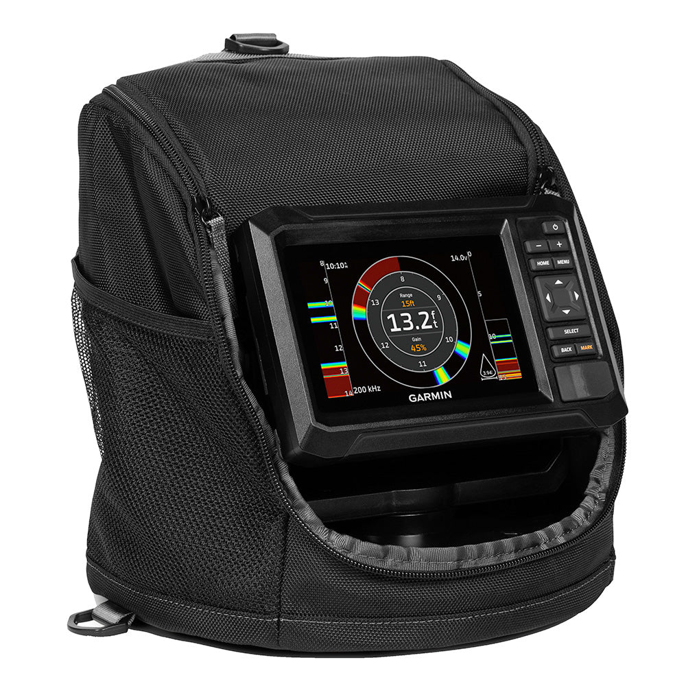 Garmin ECHOMAP UHD2 Keyed 5 cv Ice Fishing Bundle wECHOMAP UHD2 53cv Dual BeamIF Transducer 0100259035