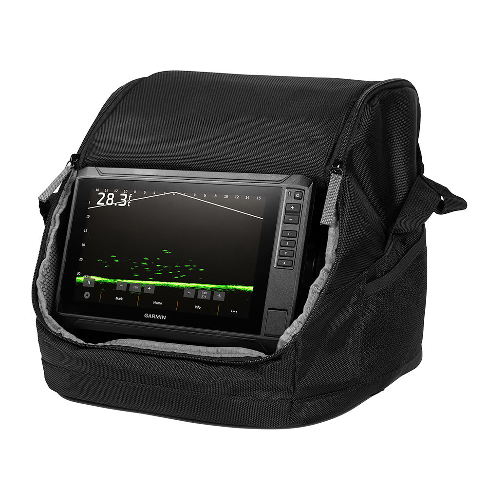 Garmin ECHOMAP UHD2 93SV LiveScope Plus Ice Fishing Bundle LI wECHOMAP UHD2 93sv LiveScope Plus System Lithiumion