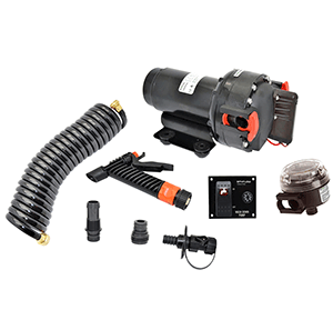 Pump Aqua Jet 5.2 GPH Washdown Pump Kit W/Hose - 12V