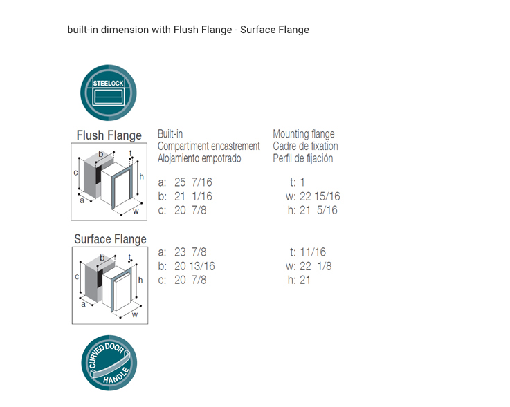 DW100RXP4-EF Single Refrigerator/ Freezer Compartment