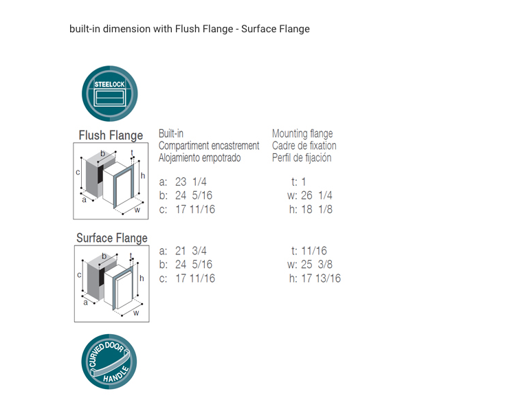DW70RXP4-EF Single Refrigerator/Freezer Compartment