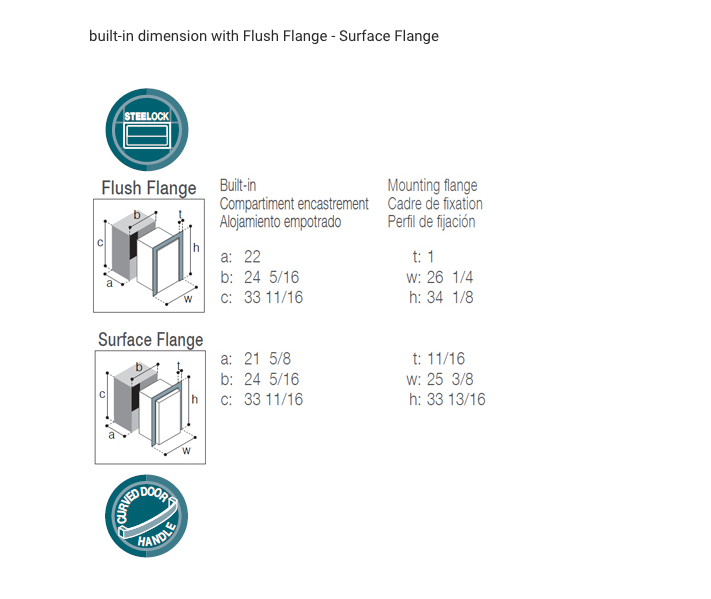 C180IXP4-EFV Single Refrigerator Compartment
