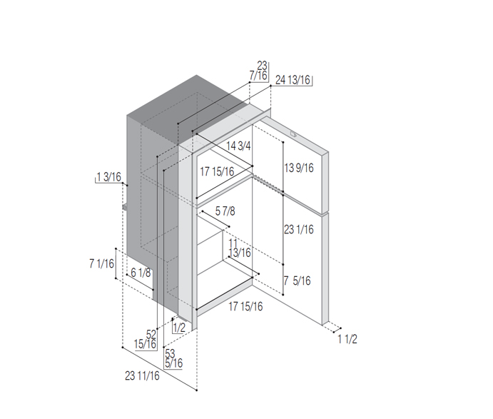 DP2600IXD4-F (Internal Cooling Unit)