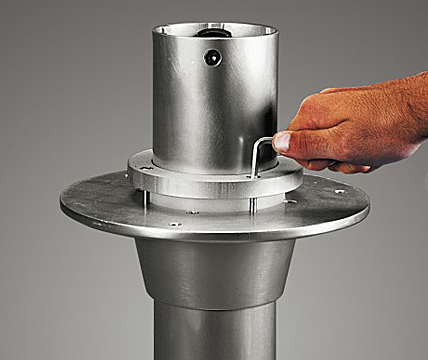 40166/71 Single Stage Table Pedestal 4" Tube