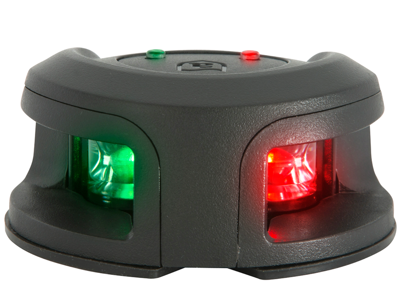 LightArmor Bow Mount Navigation Light - Composite Black - Bi-Color - 2NM
