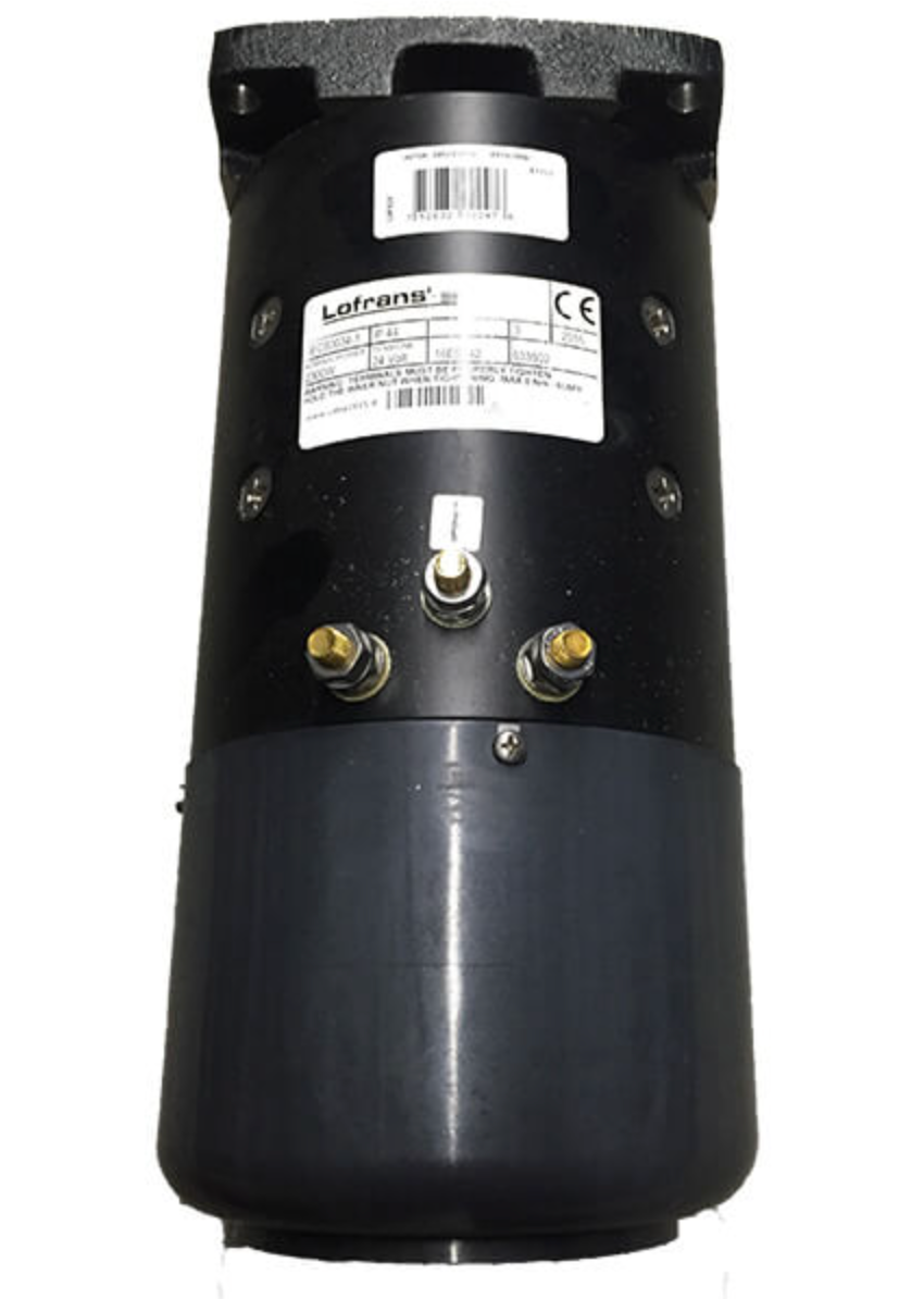 Electric motor 2300 W 24 V, #419 and #860, 3-terminal