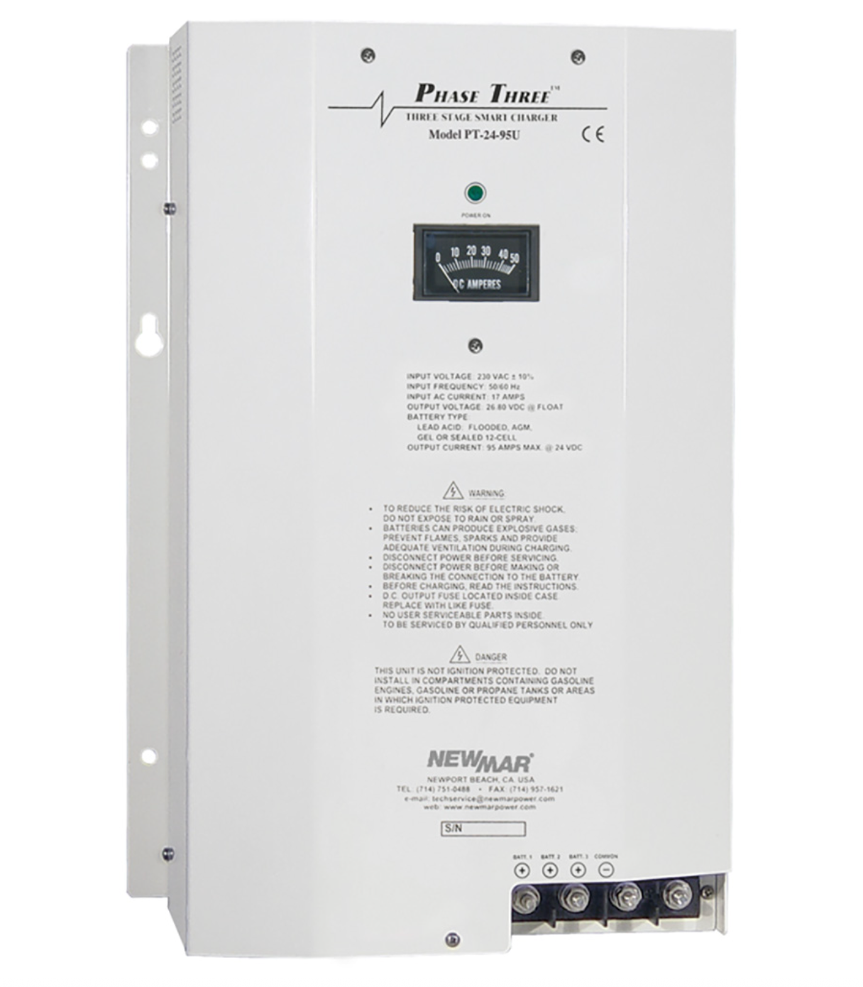 Newmar PT-24-95U Battery Charger